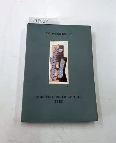 Galerie Kornfeld (Hrsg.): Auktion 116 - Moderne Kunst des Neunzehnten und Zwanzigsten Jahrhunderts
 Teile der Sammlungen B. von S., Dr. H. G., Kommerzienrat M. H...