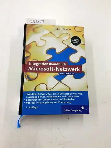 Schlüter, Ulrich: Integrationshandbuch Microsoft-Netzwerk
 Windows Server 2003, Small Business Server 2003, ADS, Exchange Server, Windows XP und Office 2003 (Galileo Computing). 