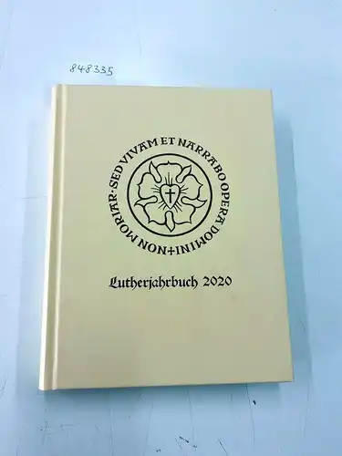 Spehr, Christopher (Hrsg.): Lutherjahrbuch : 87. Jahrgang 2020 
 Organ der internationalen Lutherforschung : Im Auftrag der Luther-Gesellschaft herausgegeben von Christopher Spehr. 