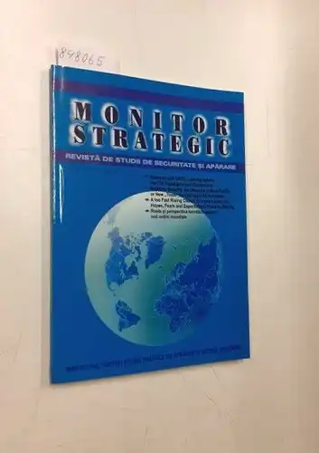 Ionescu, Mihail E. (Red.): Monitor Strategic 1-2/2009
 Revista de Studii de Securitate si Aparare. 