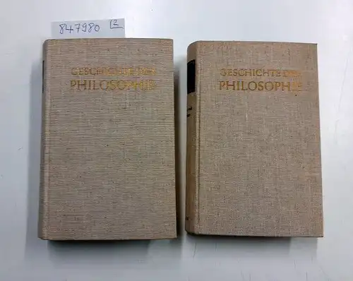 Hirschberger, Johannes: Geschichte der Philosophie. 2 Bände. 