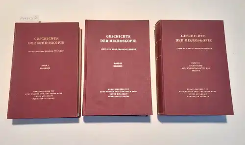 Freund, Hugo und Alexander Berg (Hrsg.): Geschichte der Mikroskopie : Leben und Werk grosser Forscher : 3 Bände : Komplett 
 Band I Biologie : Band II Medizin : Band III Angewandte Naturwissenschaften und Technik. 