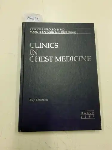 Strollo, Patrick J. and Mark H. Sanders: Clinics in Chest Medicine: Sleep Disorders-Volume 19, Number 1-March 1998. 
