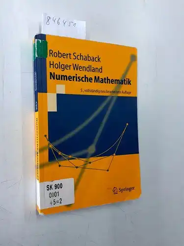 Schaback, Robert: Numerische Mathematik (Springer-Lehrbuch). 