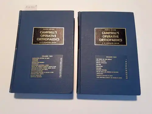 Crenshaw, A.H. (Ed.) and Lee Milford (Mitwirkender): Campbell's Operative Orthopedics [2 Volumes]. 