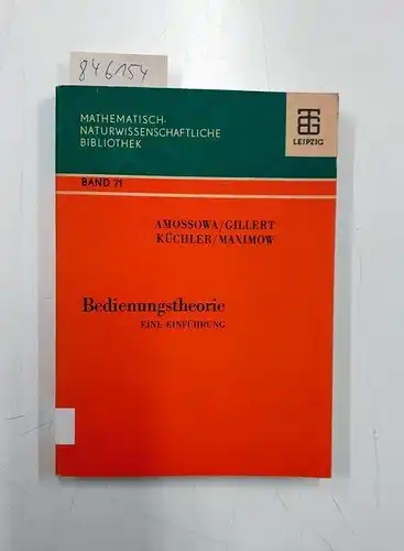 Teubner: Bedienungstheorie. Eine Einführung. 