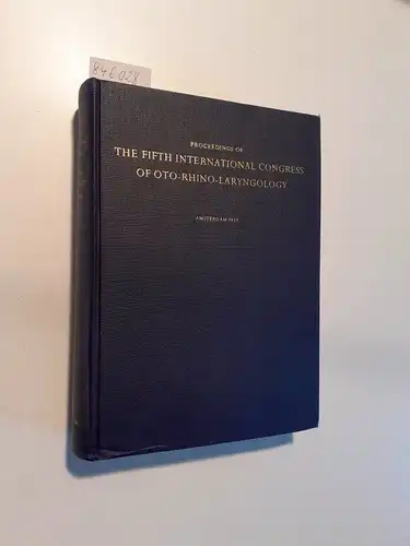 Gerlings, P. G. and W. H. Struben: Proceedings of the Fifth International Congress of Oto-Rhino-Laryngology
 Comptes Rendus du Cinquième Congrès International d'otorhinolaryngologie // Kongressbericht des...