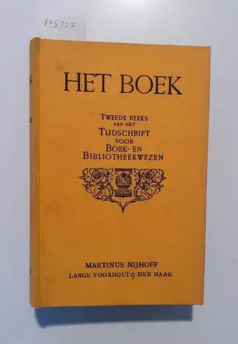 Div. Autoren: Het Boek (18e Jaargang)
 Tweede Reeks van het Tijdschrift voor Boek- en Bibliotheekwezen. 