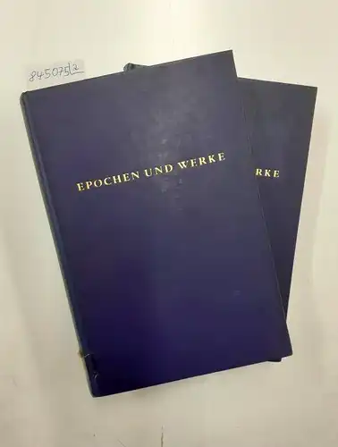 Sedlmayr, Hans: Epochen und Werke : Gesammelte Schriften zur Kunstgeschichte : Band 1 und 2. 