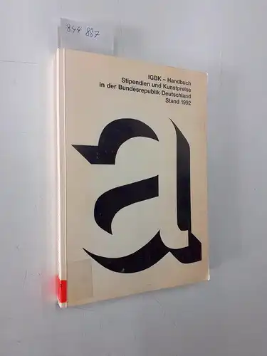Internationale Gesellschaft der bildenden Künste: IGBK - Handbuch Stipendien und Kunstpreise in der Bundesrepublik Deutschland
 Stand 1992. 