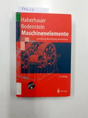 Haberhauer, Horst und Ferdinand Bodenstein: Maschinenelemente: Gestaltung, Berechnung, Anwendung (Springer-Lehrbuch). 