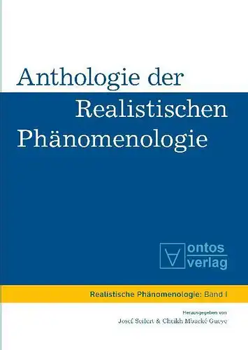Seifert, Josef (Herausgeber): Anthologie der realistischen Phänomenologie
 Josef Seifert ; Cheikh Mbacké Gueye (Hrsg.) / Realistische Phänomenologie ; Bd. 1. 