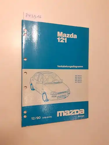 Mazda: Mazda 121 Verkabelungsdiagramm JMZ DB12A2 JMZ DB12B2 JMZ DB12C2 JMZ DB12C5 JMZ DB12D2 12/90 5179-20-90L. 