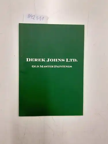 Derek johns Ltd: Derek Johns Ltd old Master Paintings
 1 issue. 