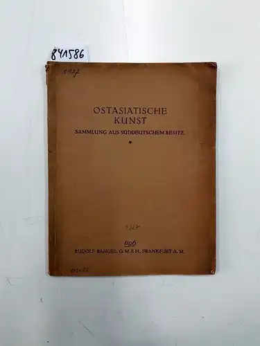 Verlag Rudolf Bangel: Ostasiatische Kunst. 