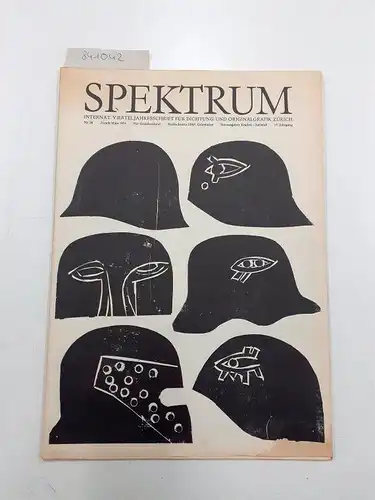 Grieshaber, HAP (Holzschnitte),  Knebel (Hrsg.) und  Rellstab (Hrsg.): Spektrum. Vierteljahresschrift für Originalgrafik und Dichtung. 15. Jahrgang, Heft Nr. 58 "Für Griechenland". 