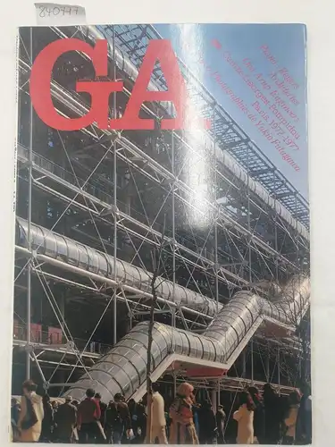 Tokyo A. D. A. EDITA and Yukion Futagawa: GLOBAL ARCHITECTURE 44. Piano + Rogers Architects. Ove Arup Engineers.Centre Georges Pompidou Paris 1972-1977
 Redaction et Photographies de Yukio Futagawa. 