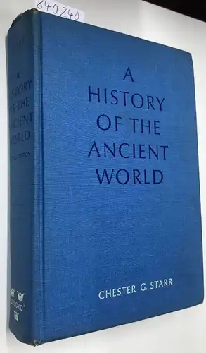 Starr, Chester G: A history of the ancient world. 