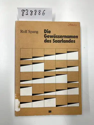 Spang, Rolf: Die Gewässernamen des Saarlandes aus geographischer Sicht
 Beiträge zur Sprache im Saarland ; Bd. 3. 