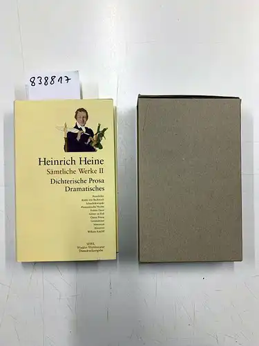 Vordtriede, Werner: Heinrich Heine - Sämtliche Werke, 4 Bde., Ln, Bd.2, Dichterische Prosa, Dramatisches. 