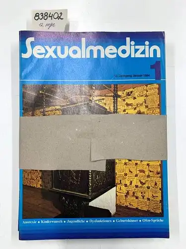 Medical Tribune: Sexualmedizin 1984. 13. Jahrgang, 12 Hefte (Januar-Dezember). 