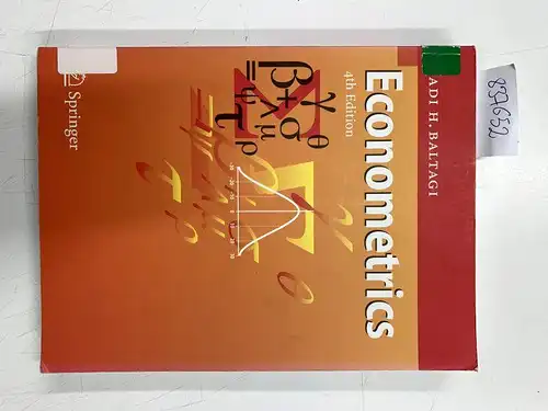 Baltagi, Badi H: Econometrics. 