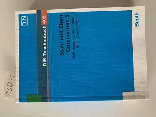 Deutsches Institut für Normung (Hrsg.): Stahl und Eisen
 Gütenormen 5; Teil: 5., Nichtrostende und andere hochlegierte Stähle : nichtrostende Stähle, hochwarmfeste und hitzebeständige Stähle, Ventilwerkstoffe...