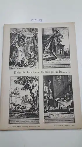 Guérinet, Armand: Fables de Lafontaine illustrées par Oudry. 