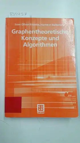 Krumke, Sven O. und Hartmut Noltemeier: Graphentheoretische Konzepte und Algorithmen
 Sven Oliver Krumke ; Hartmut Noltemeier / Leitfäden der Informatik; Lehrbuch : Informatik. 