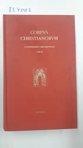 Hofman, Rijcklof: Contra Turrim Traiectensem edidit Rijcklof Hofman (Corpus Christianorum, Continuatio Medievalis CXCII). 