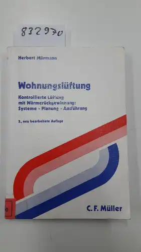 Mürmann, Herbert: Wohnungslüftung. 