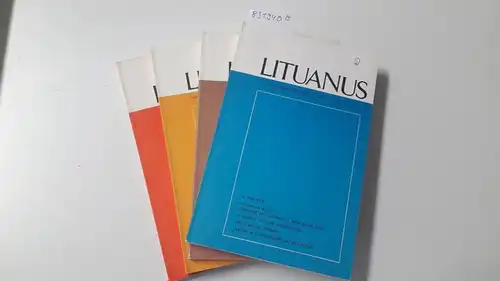 Autorenkollektiv: Lituanus: Lithuanian Quarterly, Vol. 17, No. 1-4. 