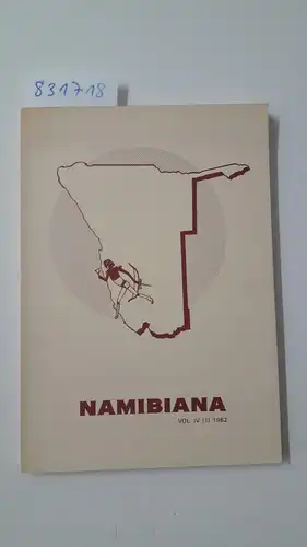 S.W.A. Wissenschaftlichen Gesellschaft Windhoek: Namibiana. Mitteilungen der ethnologisch-historischen Arbeitsgruppe Vol. 4 (1). 