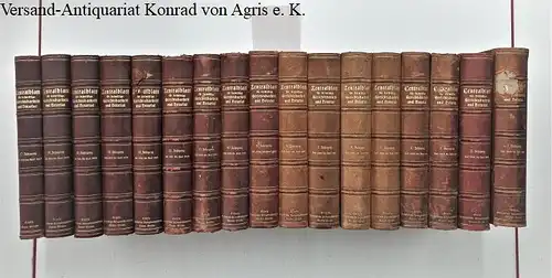 Lobe, Adolf: Centralblatt für freiwillige Gerichtsbarkeit und Notariat sowie Zwangsversteigerung. Jahrgang I (1900) - XXII (1922) , plus Registerband zu Jhrg. I-X. 