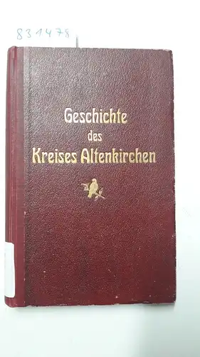 Rausch, Jakob: Geschichte des Kreises Altenkirchen - Buchschmuck von Joseph Hermann. 