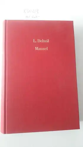 Delteil, Loys: Manuel de l'amateur d'estampes du XVIII siècle. 