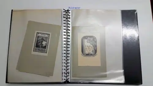 Diverse: Exlibris Sammlung. Konvolut aus ca 33 unsortierten Exlibris. 