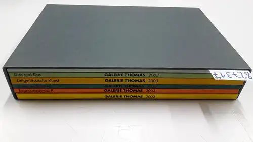 Galerie Thomas: Galerie Thomas 2003. 6 Kataloge; Katalog 82-87 in Kassette. 