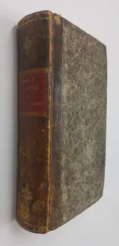 Bode, Johann Elert: Anleitung zur Kenntniß des gestirnten Himels [Halbleder, 1806]. 