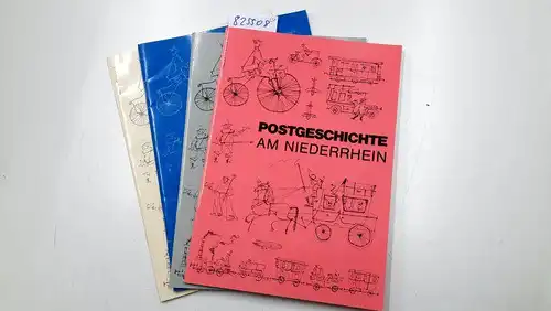 Bezirksgruppe Düsseldorf der Gesellschaft für deutsche Postgeschichte: Postgeschichte am Niederrhein Heft 1/1984, Heft 1 und 2/1985 und Heft 1/1987. 