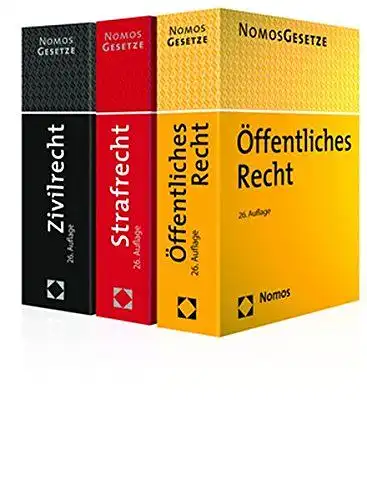Nomos: Zivilrecht - Öffentliches Recht - Strafrecht: Textsammlung - Rechtsstand: 23. August 2017. 