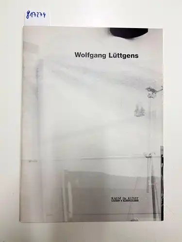 Uelsberg, Gabriele: Wolfgang Lüttgens Arbeiten mit Fotografie, Installationen und Objekte Raum für Kunst 24.Mai-5.Juli 2003. 
