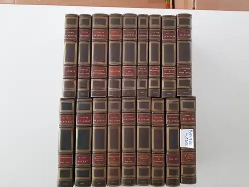 Flaubert, Gustave: Oeuvres complètes de Gustave Flaubert in 18 Bd. 