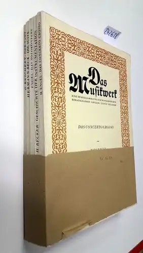Fellerer, Karl Gustav (Hrsg.): Das Musikwerk Bd. 23-27
 Eine Beispielsammlung zur Musikgeschichte. 