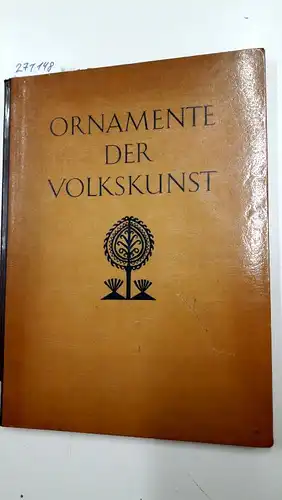 Bossert, H. Th: Ornamente der Volkskunst
 Gewebe-Teppiche-Stickereien. 