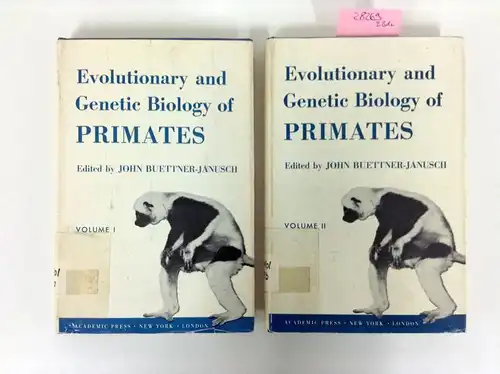 Buettner-Janusch, John: Evolutionary and Genetic Biology of Primates: Vol 1 and 2. 