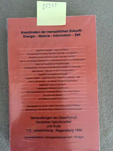 Treusch, Joachim: Koordination der menschlichen Zukunft: Energie - Materie - Information - Zeit. 