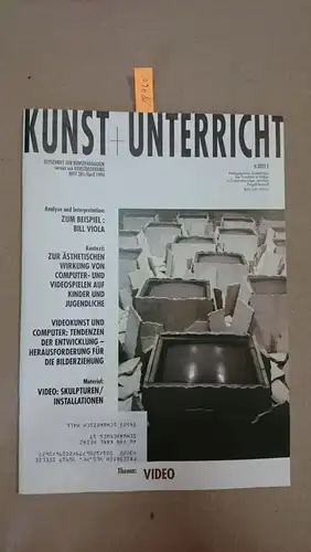 Friedrich Verlag: Kunst + Unterricht. Heft 201 / April 1996 : Video
 Zeitschrift für alle Bereiche der ästhetischen Erziehung. 