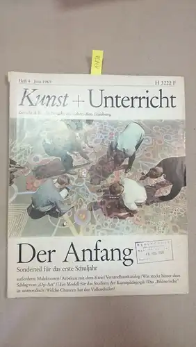 Friedrich Verlag: Kunst + Unterricht. Heft 4 / Juni 1970
 Zeitschrift für alle Bereiche der ästhetischen Erziehung. 