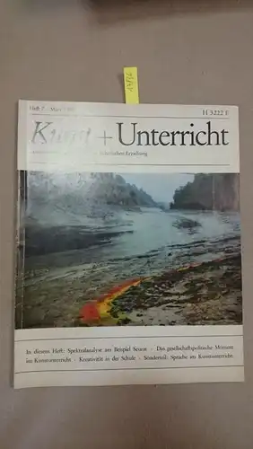 Friedrich Verlag: Kunst + Unterricht. Heft 7 / März 1970
 Zeitschrift für alle Bereiche der ästhetischen Erziehung. 